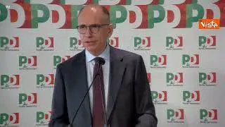 Letta: Solo un partito ha vinto elezioni, Fratelli d'Italia. Un campo ha vinto perchè è stato unito