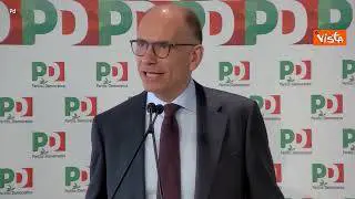 Letta: "Quando Governo cadrà elezioni anticipate, no a esecutivi di salvezza nazionale"