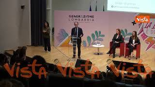 "La Lombardia dei Giovani", Fontana: Devono essere protagonisti del Pnrr