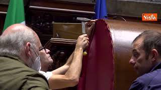 Allestite le cabine elettorali a Montecitorio in vista della prima seduta del 13 ottobre