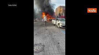 Kiev sotto attacco missilistico: le esplosioni in città
