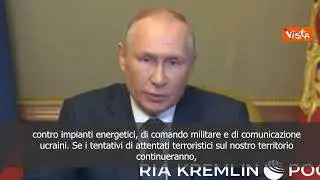 SOTTOTITOLI Putin: "Se attacchi nel nostro territorio continueranno, risposta russa sarà dura"