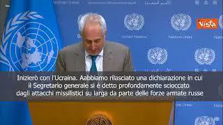 SOTTOTITOLI Attacchi in Ucraina, Onu: "Escalation inaccettabile"
