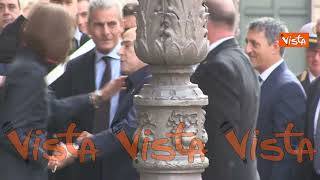 L’arrivo di Berlusconi a Palazzo Madama per la registrazione come neo Senatore, le immagini