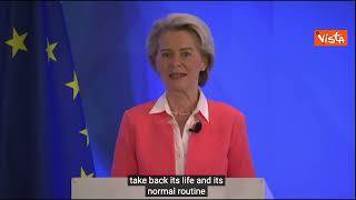 Von der Leyen: "Missili russi non demoralizzeranno lo spirito ucraino"