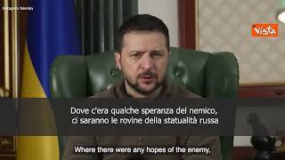 Zelensky: "Ricostruiremo l'Ucraina"