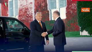 Orban in Germania incontra il Cancelliere Scholz