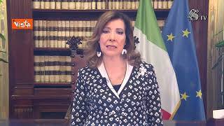 Casellati: "Istituzioni sfidate da emergenze epocali, ma solida reazione"