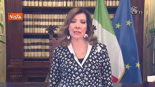 Casellati: "Istituzioni sfidate da emergenze epocali, ma solida reazione"