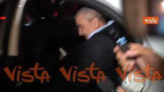 Meloni e La Russa lasciano insieme Montecitorio ecco le immagini