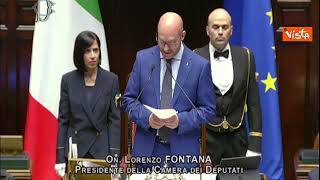 Fontana cita San Tommaso: "Male è privazione del bene. Lotteremo per ridare fiducia a italiani"