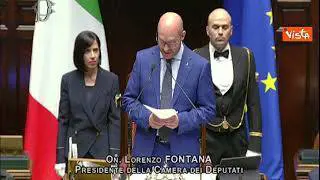 Fontana cita San Tommaso: "Male è privazione del bene. Lotteremo per ridare fiducia a italiani"