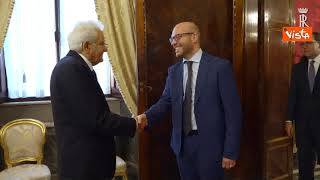 Mattarella riceve il Presidente della Camera Fontana