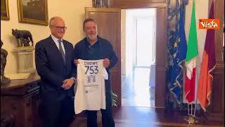 Russell Crowe nominato dal sindaco Gualtieri Ambasciatore di Roma nel mondo