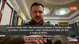 SOTTOTITOLI Zelensky: "Non lasceremo niente di ucraino al nemico"