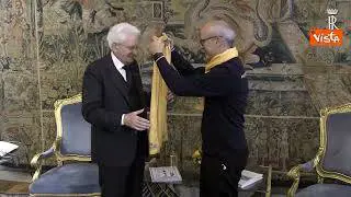 Mattarella riceve il capo della Protezione Civile Curcio