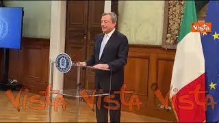 Draghi saluta la stampa: "E' stata un'esperienza straordinaria"