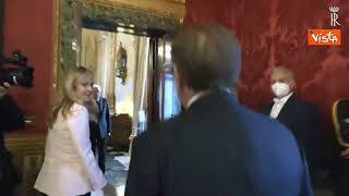 Consultazioni, inizia l'incontro tra Mattarella e La Russa