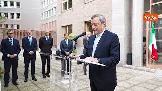 Draghi: "Appartenenza a Unione europea e alla Nato capisaldi della nostra politica estera"