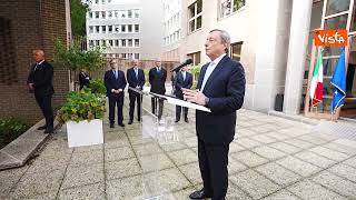 Draghi a Bruxelles: "Mio ultimo Consiglio europeo da Presidente"