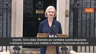 Liz Truss si dimette: "Riconosco di non poter realizzare il mandato"