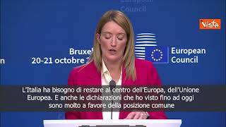 Metsola: "Rassicurata da Tajani, Italia deve restare al centro dell'Europa"