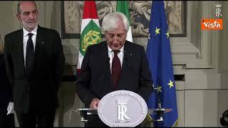 Zampetti: "Da Mattarella incarico a Meloni, ha accettato incarico e presentato lista Ministri"