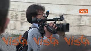 I preparativi di fotografi, operatori e giornalisti per il Giuramento al Quirinale, le immagini
