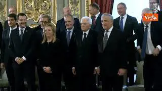 Ecco il Governo Meloni, la foto di gruppo con il Presidente della Repubblica Mattarella