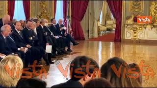 L'occhiolino di Salvini alla compagna prima del giuramento al Quirinale