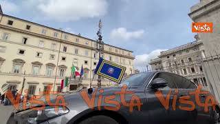 Meloni sceglie auto italiana, arriva a Palazzo Chigi in Alfa Romeo Giulia per insediamento Governo