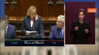 Meloni alla Camera: "Emozione per solennità momento"