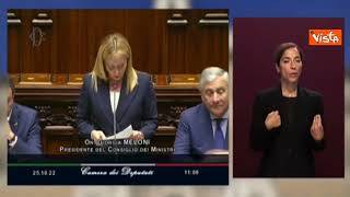 Meloni: "Sulle mie spalle il peso di prima donna premier"