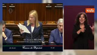 Meloni: "Il motto del nostro Governo sarà «Non disturbare chi vuole fare»"