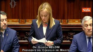 Meloni:" Governo di centrodestra non limiterà mai libertà"