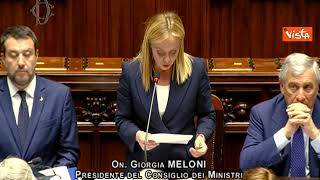 Meloni: "Non avrò mai timore delle parole franche, in passato non ho mai risparmiato critiche"