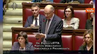 Letta: "Passaggio da brividi su Covid, orgogliosi di Speranza"
