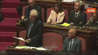 Monti: "Condivido molte linee programma, ma aspetto fatti e mi astengo"