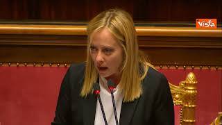 Meloni: "No a passaggio da dipendenza gas russo a materie prime cinesi"