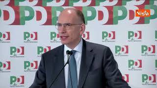 Letta: “Governo è in luna di miele e con vento in poppa, noi in situazione complessa”