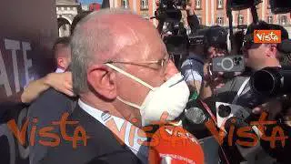 De Luca: "Fermare il bagno di sangue che è in atto in Ucraina, dobbiamo farlo per i giovani"