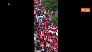 Elezioni Brasile, il corteo a sostegno dello sfidante Lula nella zona dell'Amazonas