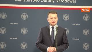 Il ministro della Difesa polacco annuncia costruzione di una recinzione ai confini con la Russia