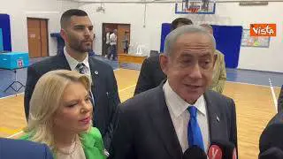 Elezioni Israele, l'appello di Netanyahu al seggio: "Dipende da te, vai subito a votare"