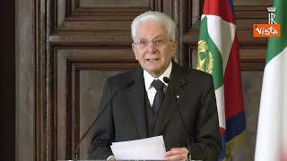 Mattarella: "L'Italia contribuisce con generosità alle operazioni di mantenimento della pace"