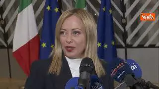 Meloni a Bruxelles: Incontrarsi aiuta a smontare narrativa fatta. Non siamo marziani