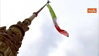 4 novembre, Mattarella e Meloni all'Altare della Patria