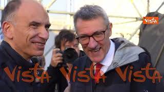 Manifestazione per la Pace, l’abbraccio tra Letta e Landini dopo le contestazioni al leader del Pd