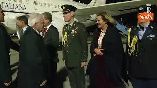 Il Presidente Mattarella in Olanda, le immagini dell'arrivo