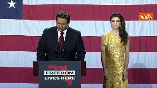 Elezioni Midterm Usa, DeSantis in Florida: "Successo storico, riscritta mappa politica"